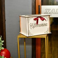 Дървена кутия за абитуриенти и сватба – персонализирана