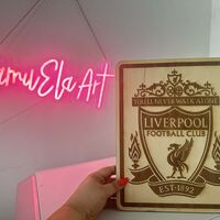 Дървен гравиран плакет – Liverpool FC