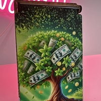 Дървена кутия за пари-Дървото на парите