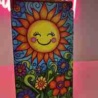 Дървена кутия за пари – Слънце