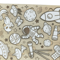 Дървен пъзел за деца – животни по избор