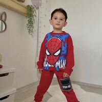 Детски спортен комплект  Спайдърмен – червен