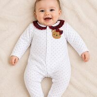 Бебешки гащеризон Teddy Tartan