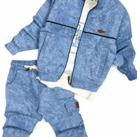 Детски спортен комплект - син деним ефект