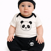 Комплект за новородено с панда 6 части