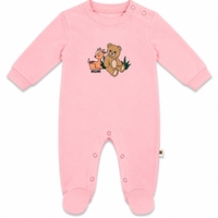 Бебешки гащеризон Teddy Friends Pink