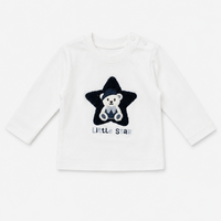 Бебешки комплект Little Star 3 части с пухкаво яке