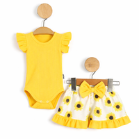 Бебешки летен комплект слънчоглед