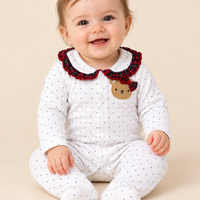 Бебешки гащеризон Teddy Tartan