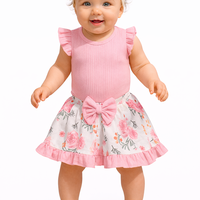 Бебешки комплект в розово