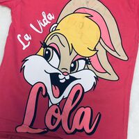 Детски летен комплект Lola в циклама – блузка и къс панталон (с дефект)