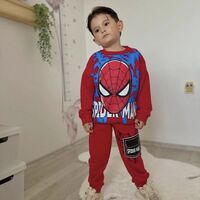 Детски спортен комплект  Спайдърмен – червен