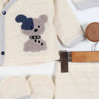 Бебешки комплект за новородено 5 части с мече