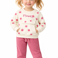 Ватиран комплект за момиче  Flower