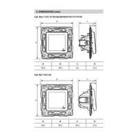 Legrand Ключ двуполюсен 16А IP44 Valena life Бяло