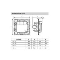 Legrand Контакт шуко с капаче IP44 Valena life Бяло
