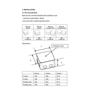 Legrand Конзола за бетон за 6М 2 х 3М POP UP