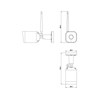 Bullet Wi-Fi камера за комплект 46KIT.036C, ELVOX, Vimar