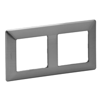 Legrand Рамка 2 х Valena life Инокс