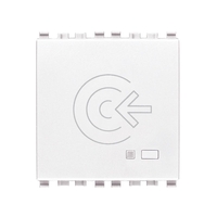 Смарт четец на NFC/RFID карти, Wireles View цвят Бял VIMAR EIKON