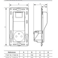 Legrand Комбиниран контакт 2P+E/USB 1500mA Valena life крем