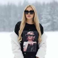 Лимитирана дамска тениска „I Don’t Care“