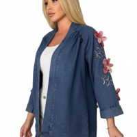 Връхна дънкова риза Blossom Soul