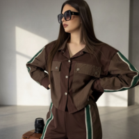Brown Sport Chic Set
