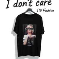 Лимитирана дамска тениска „I Don’t Care“