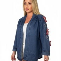 Връхна дънкова риза Blossom Soul