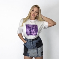 Тениска Purple Angel Oversize