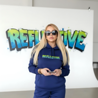 Reflective Blue Neon Set