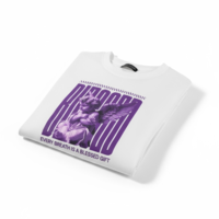 Тениска Purple Angel Oversize