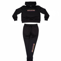 Reflective Black Neon Set