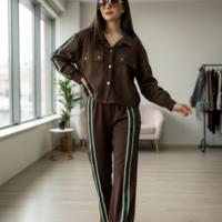 Brown Sport Chic Set