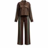 Brown Sport Chic Set