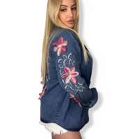 Връхна дънкова риза Blossom Soul