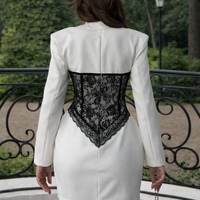 “Lace Blanc Dress” - Елегантна рокля с дантела