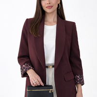 Tailored Blazer burgundy – Издължено  сако
