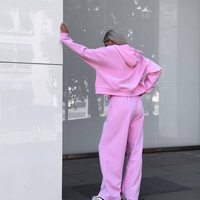 ROOV Pink Спортен широк екип от памук