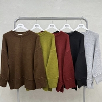 Издължен пуловер „Soft Touch“ Green