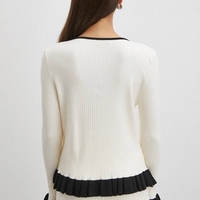 Жилетка и пола „Monochrome Chic“ Ecru