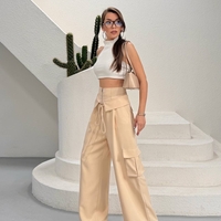 “Corset Cargo” Beige - панталон