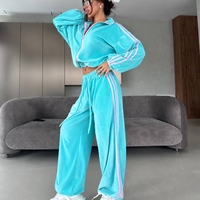 “ Velour contrast Set “ – спортен екип от мек велур