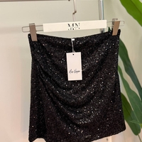 Къса блестяща пола Glam BLACK