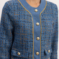 Дамски костюм Букле  „Blue Charm“ – сако и пола