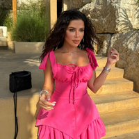 Рокля тип Корсет Pink