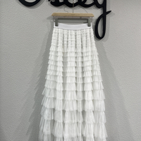 “ Amélie Tulle Maxi Skirt “ – Cream