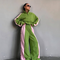 “ Urban Contrast Luxe Set “ green - спортен екип с копчета
