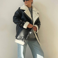 Winter Glow – кожено яке с каракул